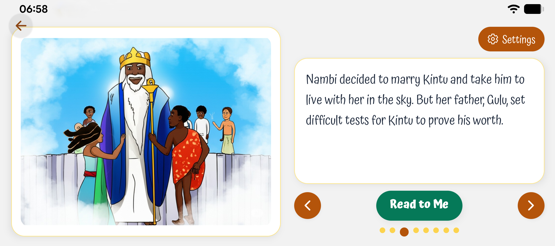 Baby Steps game screenshot: Story View