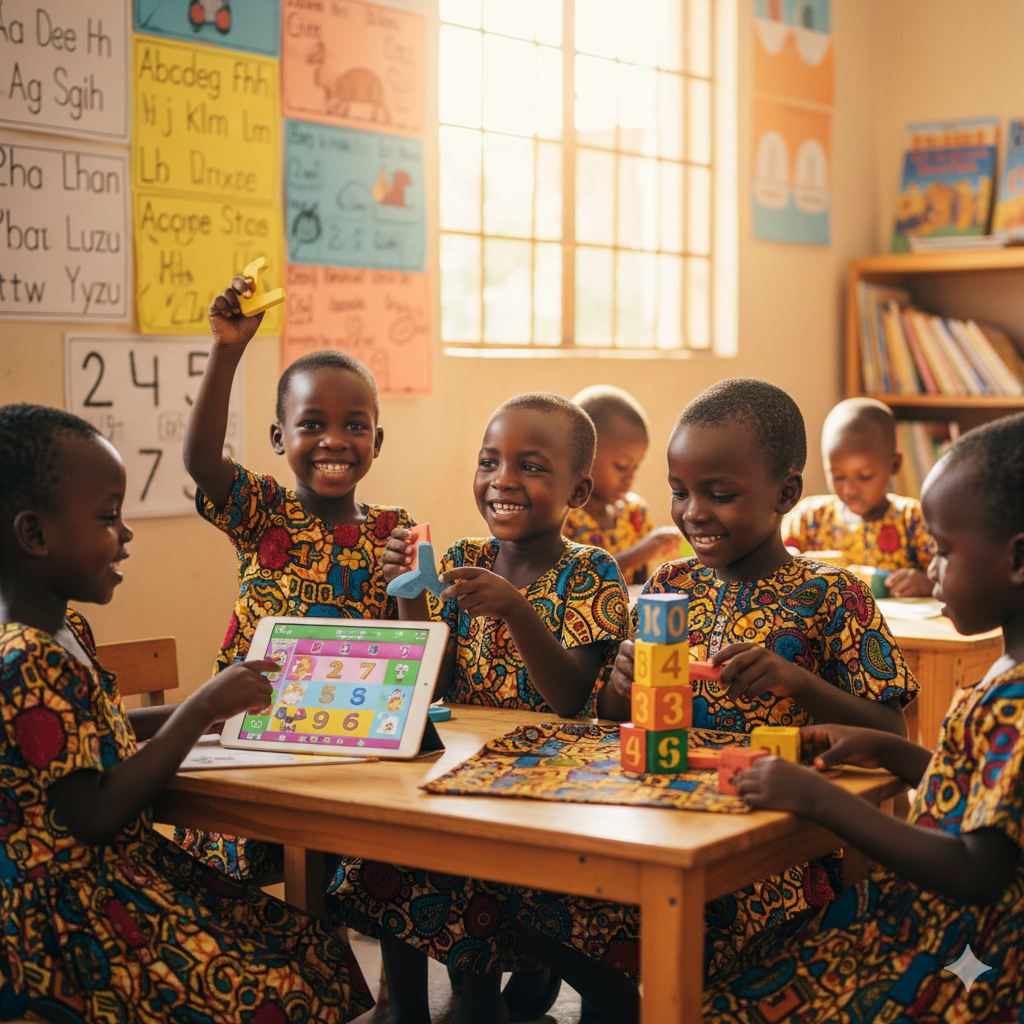 Built for ages 3-12 value illustration.